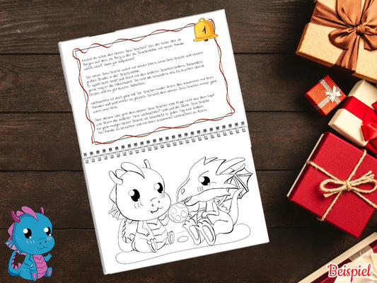 Weihnachts-Abenteuerkalender – Handgemalt & Kawaii