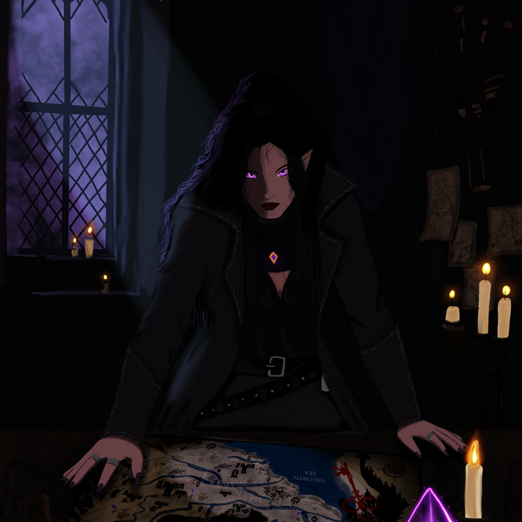 Miriana Silvershade | Fantasy Character Art & Collectibles