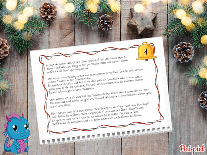 Weihnachts-Abenteuerkalender – Handgemalt & Kawaii