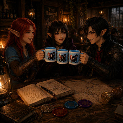 The Royal Siblings – Chibi Magic of Elyndor Mug
