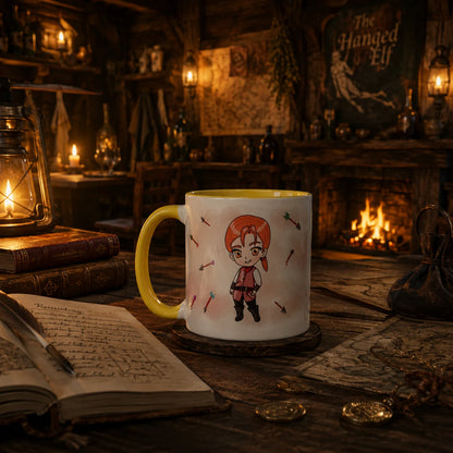 Tarric Vethrin – Chibi Adventurer & Storyteller Mug