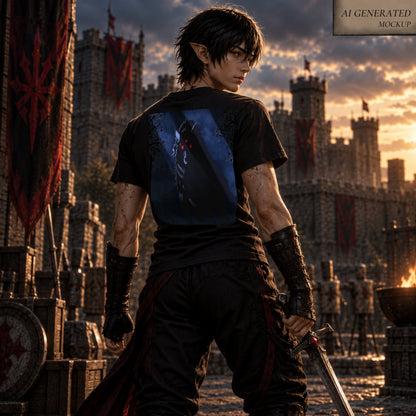 Grymvor — Three-Eyed Wolf Fantasy T-Shirt | Elyndor