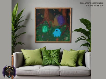 The Lumenlin: When the Light Broke Through the Mist | Art Prints