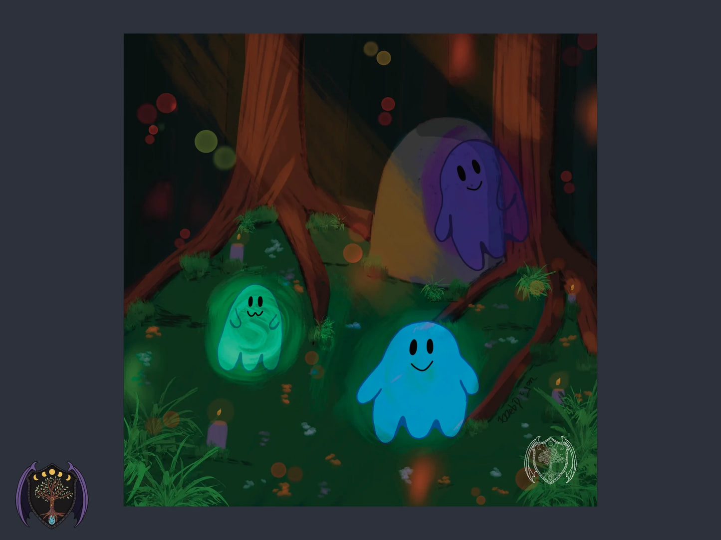 The Lumenlin: When the Light Broke Through the Mist | Art Prints