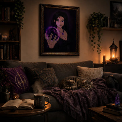 Miriana Silvershade – The Unseen Hand | Fantasy Art Print