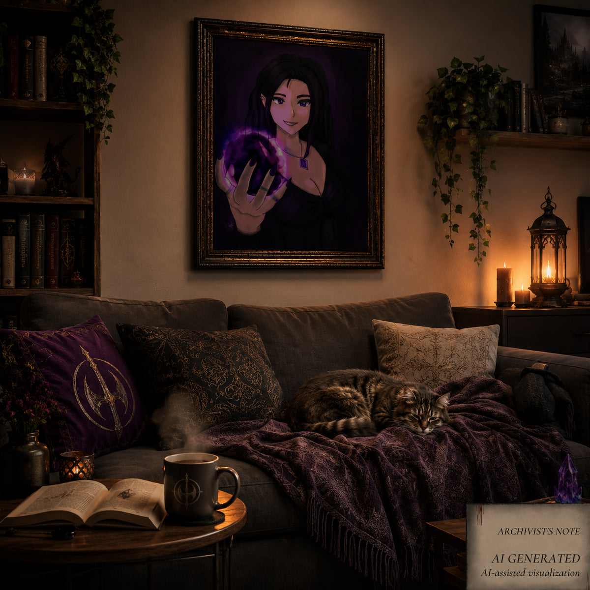 Miriana Legacy Edition – The Unseen Hand | Fantasy Art Print
