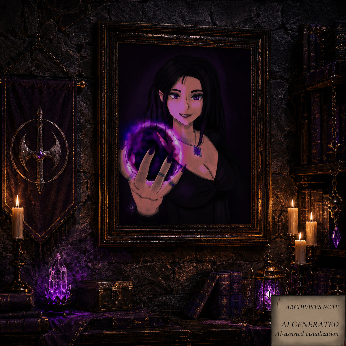 Miriana Legacy Edition – The Unseen Hand | Fantasy Art Print