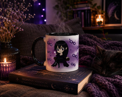 Miriana – Chibi Master Spy with Victorian Masks Mug