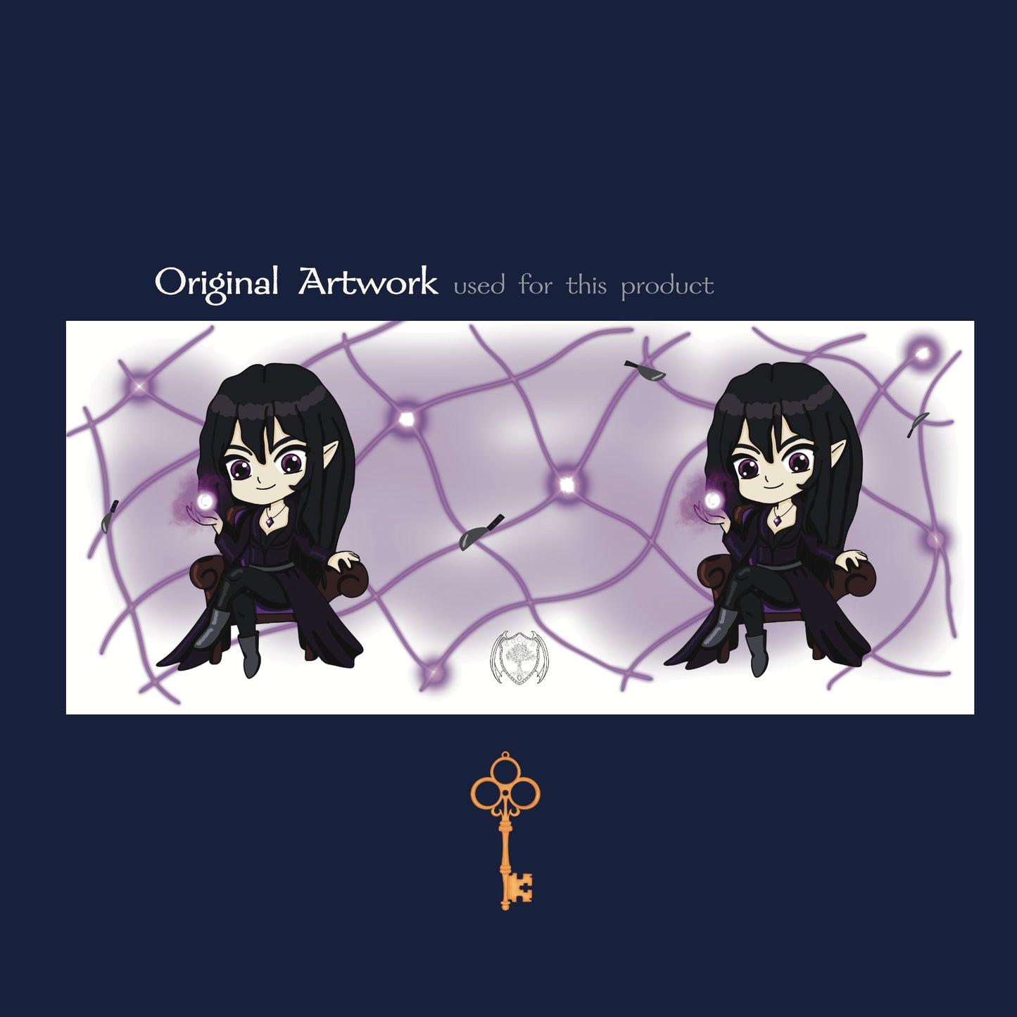 Miriana – Chibi Master Spy with Magical Blade Web Mug