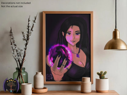 Miriana Silvershade – The Unseen Hand | Fantasy Art Print