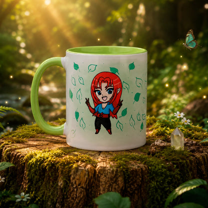 Naira Chibi – The Elven Adventurer | Fantasy Mug