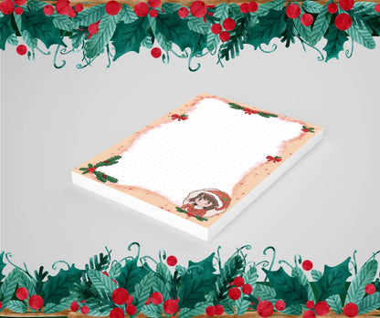 Kleines Weihnachtsgeschenk-Schreibset – Elfe 🎄