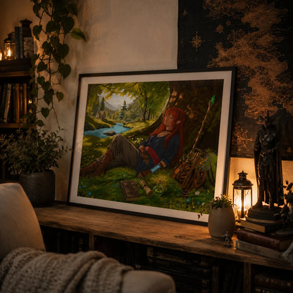 Naira – A Moment of Peace | Elyndor Art Print