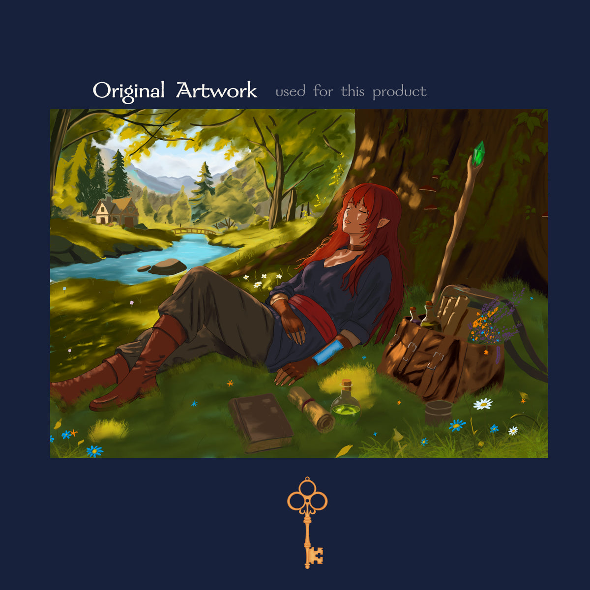 Naira – A Moment of Peace | Elyndor Art Print