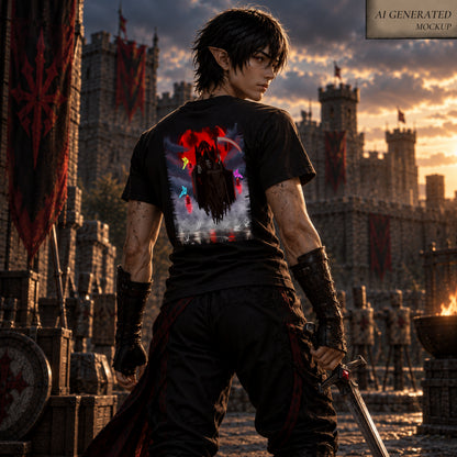 Sensi — The Reaper’s Vigil | Gothic Fantasy T-Shirt | Grimms Hollow