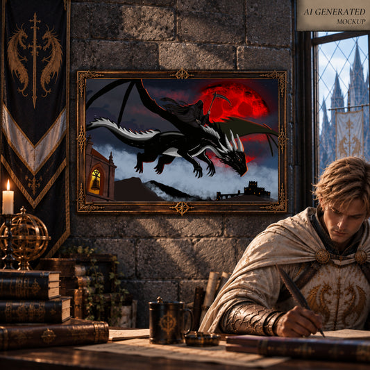The Bell Tower — Sensi & Morthyrel | Fantasy Art Print