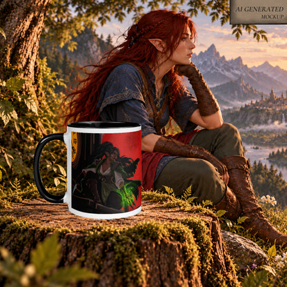 Seralya — Blood Moon | Gothic Fantasy Mug | Grimms Hollow