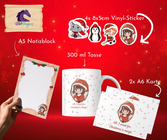 XXL Weihnachtsgeschenk-Set – Elfe 🎄